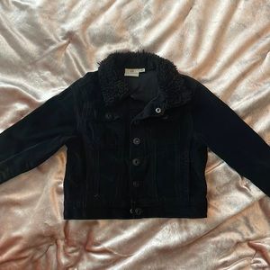 AG kids 2T corduroy with fur trim collar